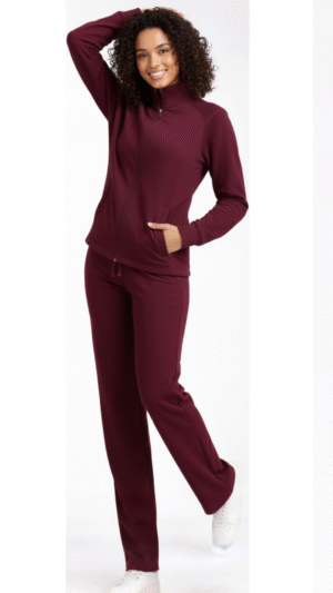 Wine Comfort Winter Track Suit