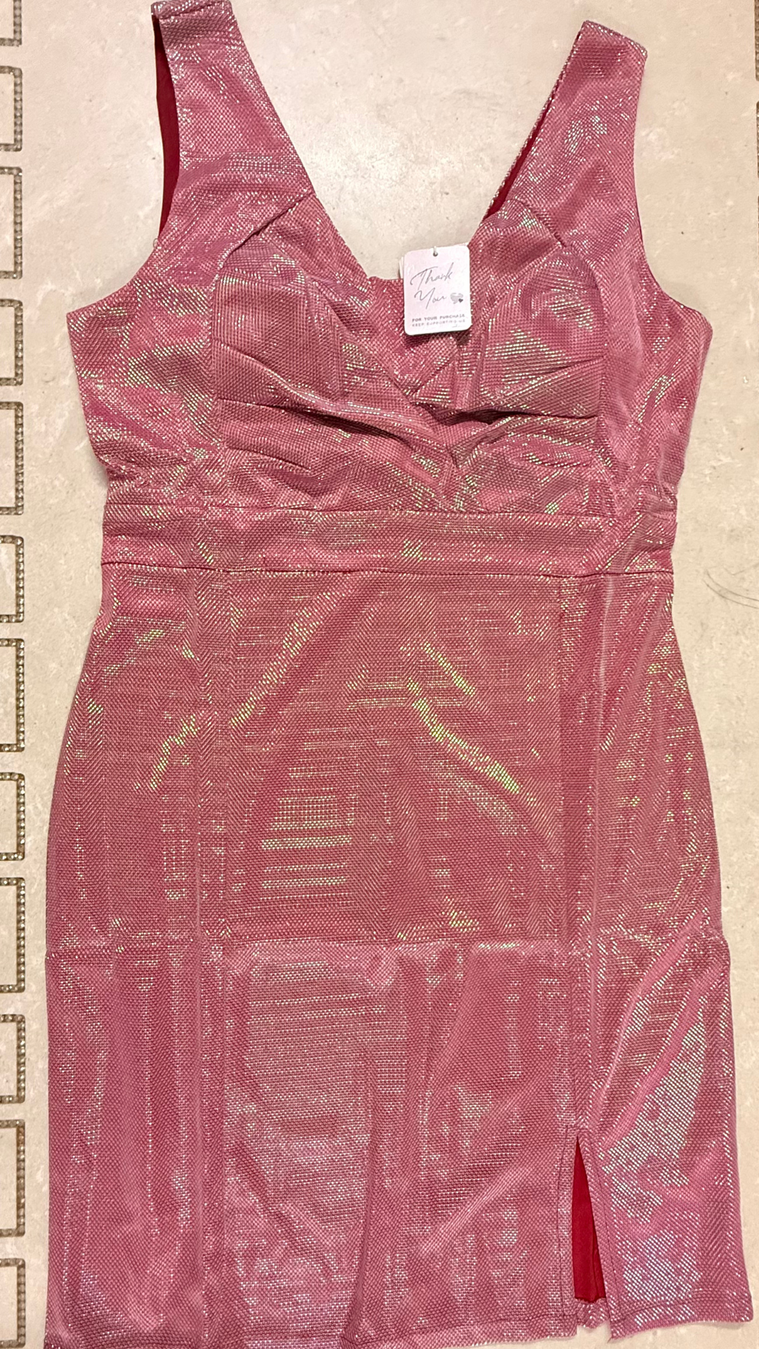 Midnight Edge Side-Slit Club Dress - Image 2