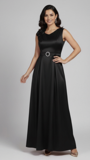 black-bloom-satin-maxi-dress