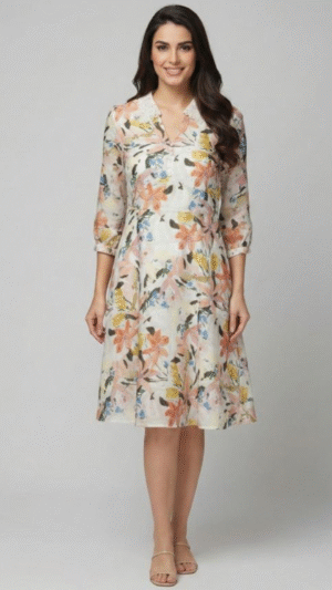 floral-print-a-line-knee-length-dress